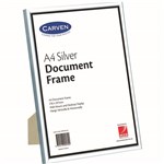 CARVEN DOCUMENT FRAME A4 SILVER