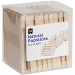 EDUCATIONAL COLOURS POPSTICKS NATURAL PACK 499
