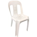 RAPIDLINE PIPEE PLASTIC STACKING CHAIR WHITE