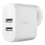 BELKIN BOOSTCHARGE DUAL USBA WALL CHARGER 24W