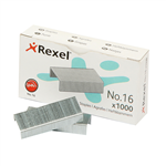 REXEL NO 16 246MM STAPLES BOX 999