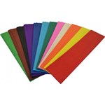 RAINBOW CREPE PAPER 500MM X 25M ASSORTED PACK 12
