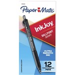 PAPERMATE INKJOY 300 RETRACTABLE BALLPOINT MEDIUM BLACK BOX 12