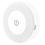 06 WATT 6CM ROUND CABINET LIGHT WITH TOUCH CONTROL  3 COLOUR TEMP COOL NATURAL WARM WHITE