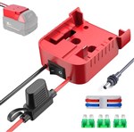 18V BATTERY ADAPTER FOR MILWAUKEE BATTERY WITH 2M DC CABLE   FOR STARLINK MINI