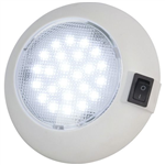 115MM COOL WHITE AND RED LED DOME LIGHT
