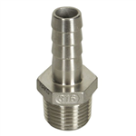 12MM 316 STAINLESS CONNECTOR WITH TAIL