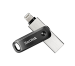 SANDISK 128G IXPAND FLASH DRIVE GO SDIX60N USBA LIGHTNING USB 30 SILVER PASSWORDPROTECT FOR IPHONE  IPAD 1 YRS WARRANTY
