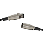3 PIN XLR TYPE PLUG TO 3 PIN XLR TYPE SOCKET  6M