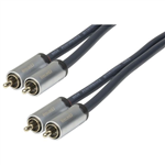 2 X RCA PLUGS TO 2 X RCA PLUGS  15M