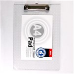 LOCALWORKS TRANSPARENT CLIP BOARD A4   DURABLE AND LIGHTWEIGHT