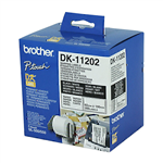 BROTHER DK11202 LABEL ROLL 62 X 100MM WHITE ROLL 299
