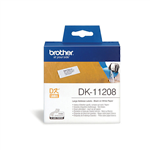 BROTHER DK11208 LABEL ROLL 38 X 90MM WHITE ROLL 399
