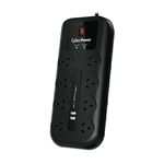 CYBERPOWER CPSURGE08USBANZ SURGE PROTECTOR 8PORT 2M BLACK