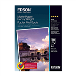 EPSON C13S041256 HEAVYWEIGHT PHOTO PAPER MATTE 154GSM A4 WHITE PACK 49
