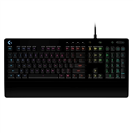 LOGITECH G213 PRODIGY RGB GAMING KEYBOARD 168 MILLION LIGHTING COLORS MECHDOME BACKLIT KEYS DEDICATED MEDIA CONTROLS SPILLRESISTANT DURABLE