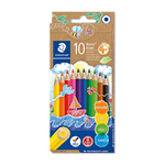 STAEDTLER NORIS CLUB MAXI LEARNER COLOURED PENCIL ASSORTED BOX 9
