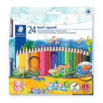 STAEDTLER 144 NORIS CLUB AQUARELL WATERCOLOUR PENCILS ASSORTED BOX 23
