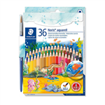 STAEDTLER 144 NORIS AQUARELL WATERCOLOUR PENCILS ASSORTED PACK 35