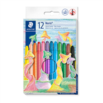 STAEDTLER 221 NORIS CLUB TWIST CRAYONS ASSORTED COLOURS PACK 11