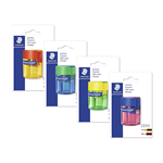 STAEDTLER 511 006 TUB PENCIL SHARPENER 1HOLE ASSORTED