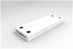 BOOST  HALO BACK TO BACK CABLE TRAY SUITS 1200MM W WORKSTATION WHITE PC