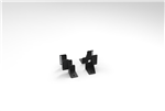 BOOST  HALO BACK TO BACK SCREEN BRACKETS BLACK PC