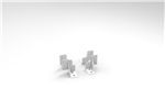 BOOST  HALO BACK TO BACK SCREEN BRACKETS WHITE PC