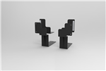 BOOST  HALO SINGLE SIDE SCREEN BRACKETS BLACK PC
