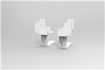 BOOST  HALO SINGLE SIDE SCREEN BRACKETS WHITE PC