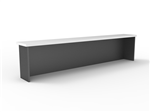 RAPID WORKER RECTANGULAR RECEPTION HOB 1800MM W X 350MM D X 400MM H NATURAL WHITE  IRONSTONE