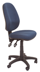 EC070CH HIGH BACK ERGO OPERATOR CHAIR NAVY BLUE FABRIC