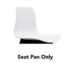LUCID CHAIR SEAT PAN  WHITE  REPLACEMENT PART