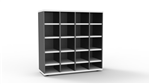 RAPID WORKER PIGEON 20 HOLE STORAGE UNIT NATURAL WHITE  IRONSTONE