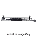 RAPID WIRING SINGLE TIER CABLE BASKET BLACK