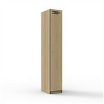 0 DOOR MELAMINE LOCKER NATURAL OAK
