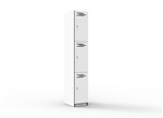2 DOOR MELAMINE LOCKER NATURAL WHITE