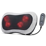 RENPHO HEATED SHIATSU MASSAGE PILLOW WITH REMOTE