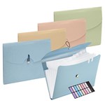 ECO HEAVY DUTY 7 POCKET WALLET   EARTH RED A4 SIZE 100 COMPOSTABLE WHEAT STRAW MATERIAL